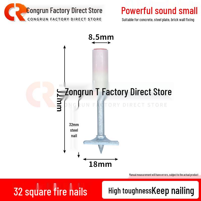 Потолочный гвоздезабивной пистолет со встроенными крепежными гвоздями и зажимами для деревянных и трубных килей
