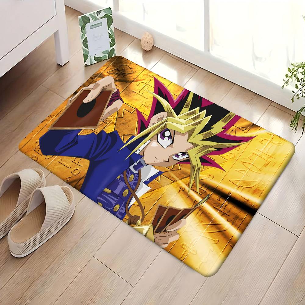1PC Anime Y-Yu G-gi O-oh Bathroom Mat Anti-slip Absorb Water Long Strip Cushion Bedroon Mat Welcome Doormat