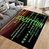 "LED ZEPPELIN Song Titles Rug" suitable as a non-slip mat for the living room or bedroom sofa
