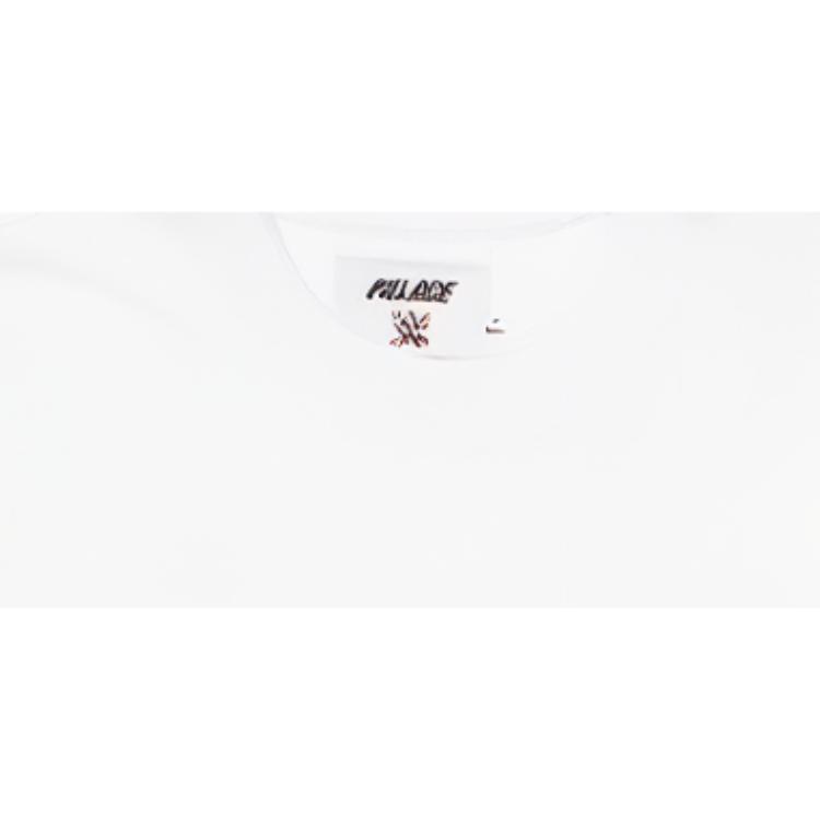 Palace X WWE Nice Day футболка белая унисекс топы P22TS460