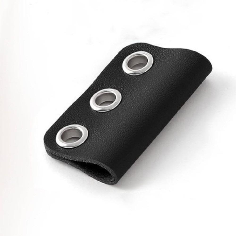 PU Leather Pen Clip Detachable Pencil Loop Portable Pen Fixed Clamp  for Home School