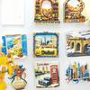 Dubai Refrigerator Magnet Sailing Hotel - Emirates Alloy Halifa Tower Scenic Fridge Souvenir