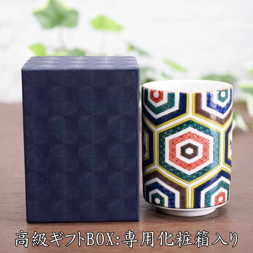 Waza no Kura Стильная посуда Kutani Роскошная чайная чашка Старинная керамика Kutani Японская столовая посуда Чайная чашка Сделано в Японии