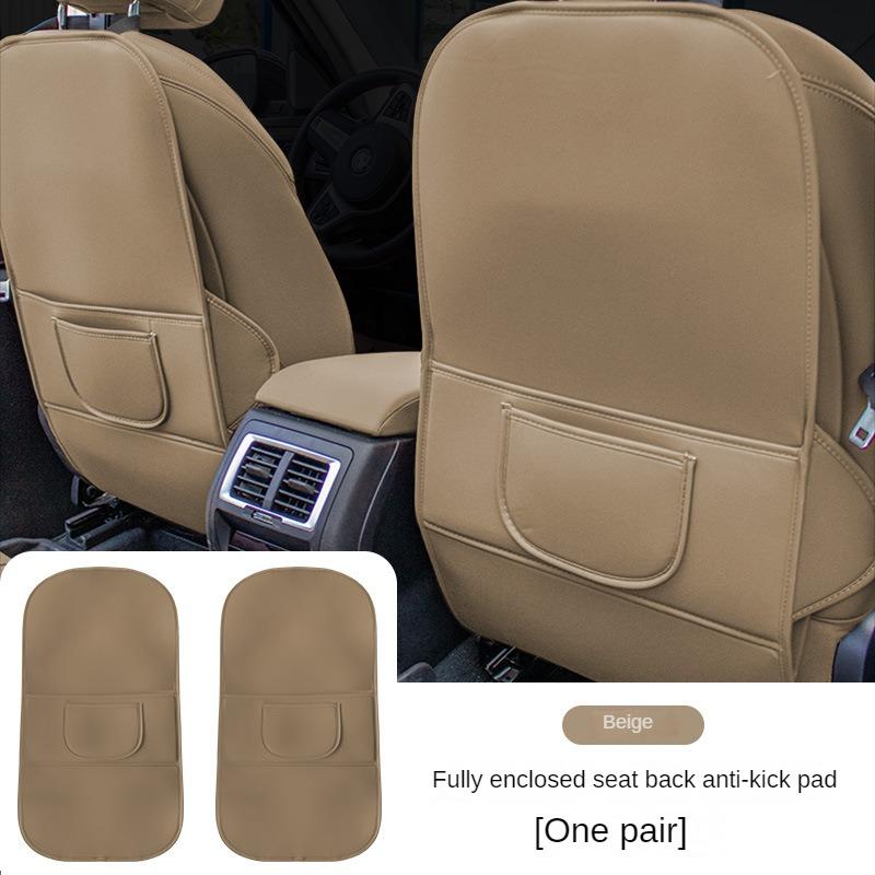 Car Seat Back Protector Cover For Children Universal Auto Backseat Anti Kick Pad Waterproof Kick Mat Backrest Protective Pad