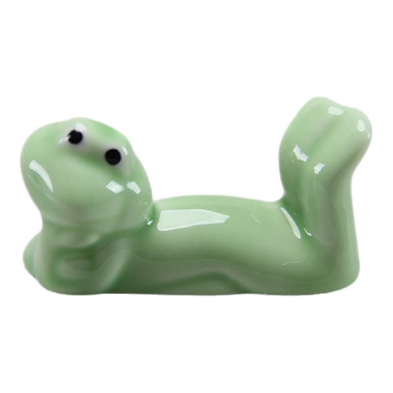 1Pcs Spoon Fork Rest Tableware Restaurant Utensil Creative Ceramic Funny Frog Chopstick Holder Cutlery Stand Kitchen Tools