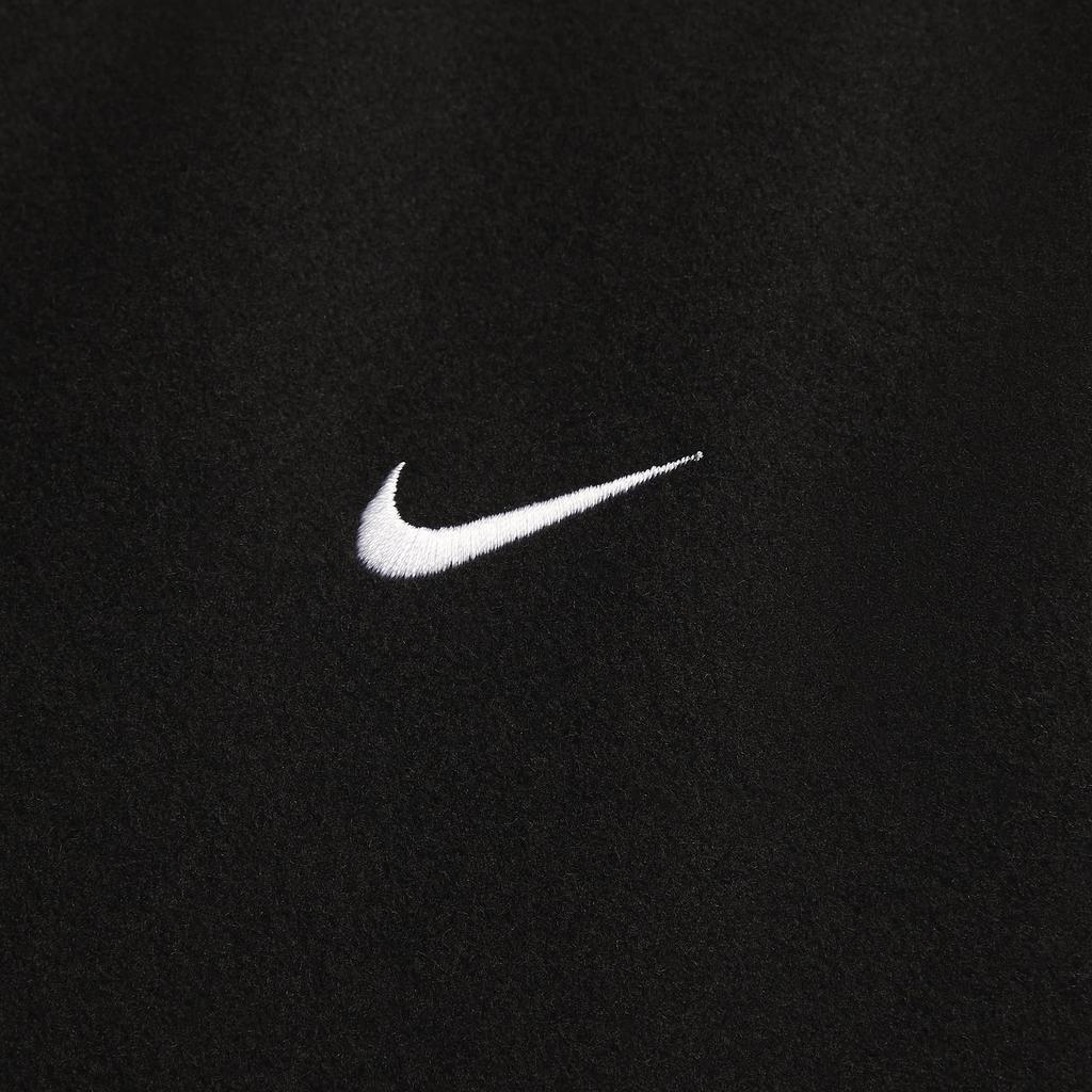 Nike Университетская куртка однобортная без воротника однотонная сшитая куртка с длинным рукавом унисекс куртка черная FD7845-010