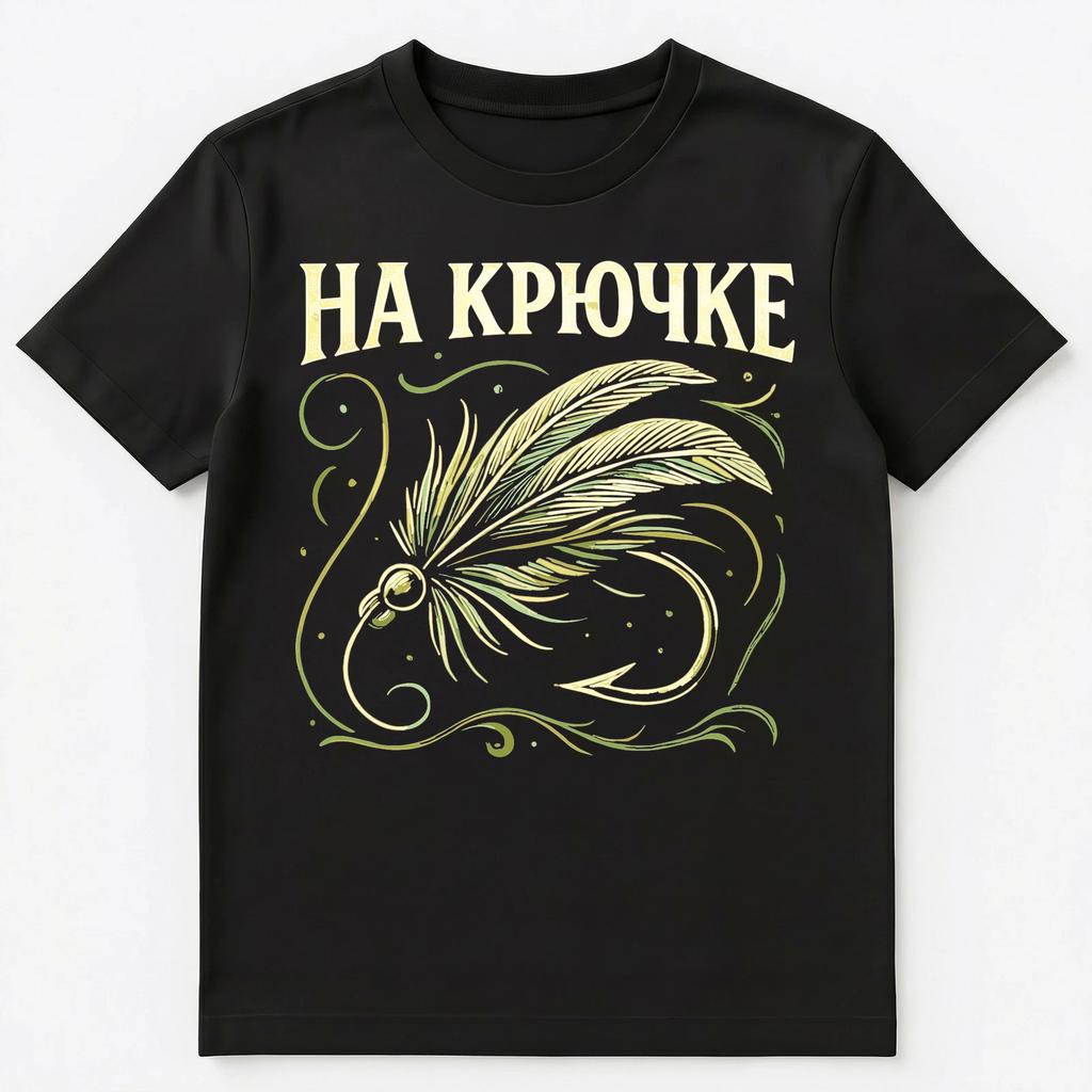 On Hook Fly Fishing Funny Russian Unisex T-Shirt