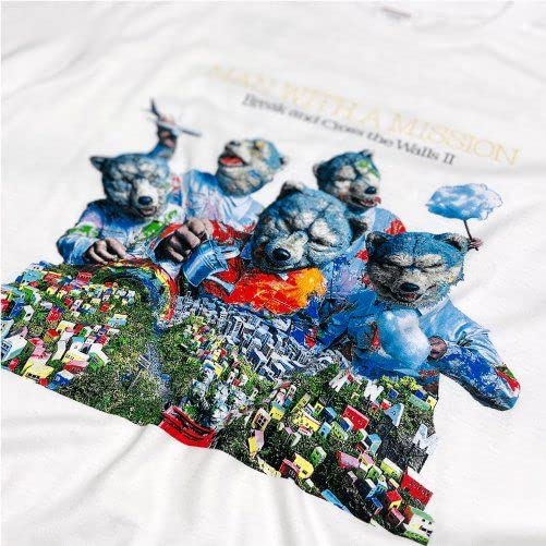 MAN WITH A MISSION Официальный мерч 2022 B.C.W Tour Фото-футболка (В) (XXL)