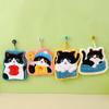 Cute Cat Kitchen Toilet Handkerchief Soft Washcloth New Hand Towel