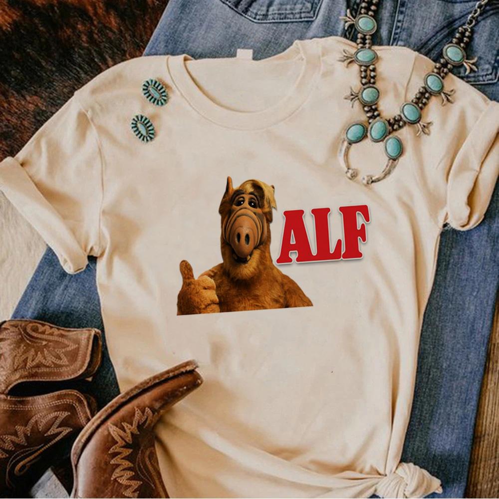 Alf tshirts women designer Tee female graphic clothing