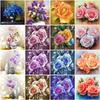 5D Diamond Painting Flower Full Round Rose Rhinestone Mosaic Diamond Embroidery Cross Stitch Kit Home Decoration Gift