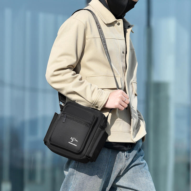 Мужская плечевая сумка из оксфордской ткани, деловая сумка через плечо, легкая дорожная сумка
