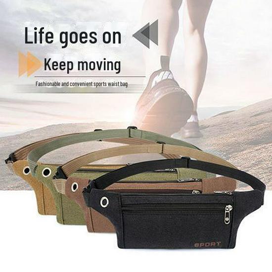 Унисекс водонепроницаемая ультратонкая спортивная поясная сумка: Дышащие, многофункциональные и невидимые для бега и отдыха на открытом воздухе.