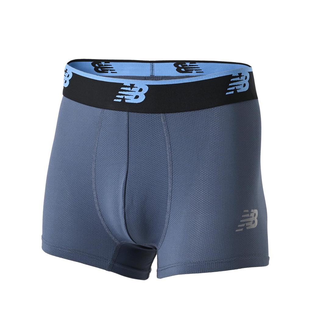 Боксеры Сетка 3 Фронт 3 Быстрых 3 MYL L [New Balance] Трусы, Боксеры, Дюйм, Застежка, Упаковка, Мужские (LAU13048), Сухой, Упаковать, (Ртутно-синий/Основной