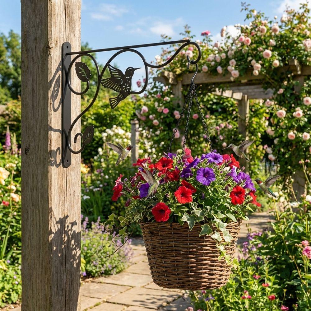 12 Inch Flower Pot Bracket Sturdy Hanging Bracket Decorative Hanger Planter Hanger Garden Use