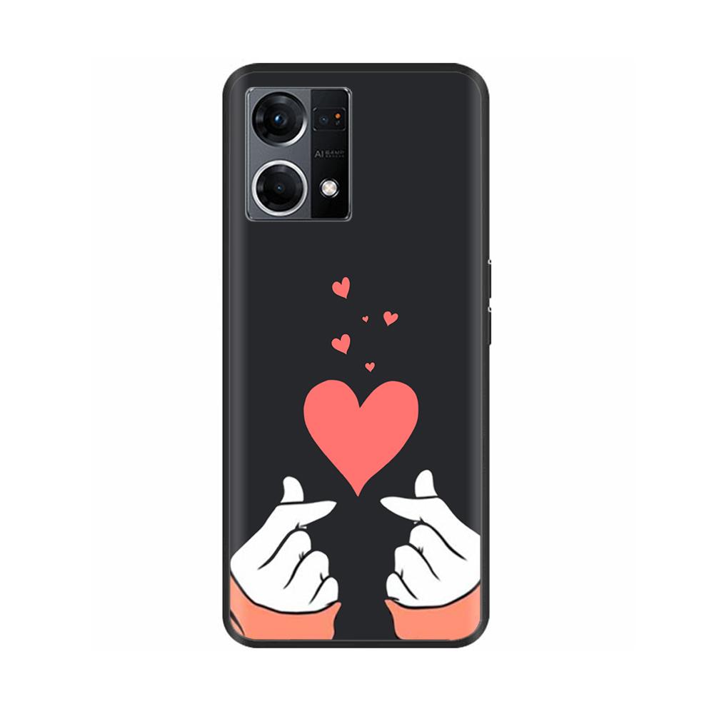 For Oppo F21 Pro CaseTPU Bumper Soft Silicone Bumper Back Phone Cases for OPPO F21 Pro Reno 7 Reno7 4G Case Cover Fundas Coque