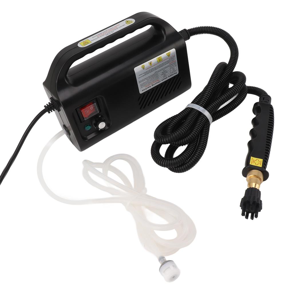2500W Black Smart Handheld Steam Cleaner Home High Pressure Steam Cleaner Instant Heat Steam