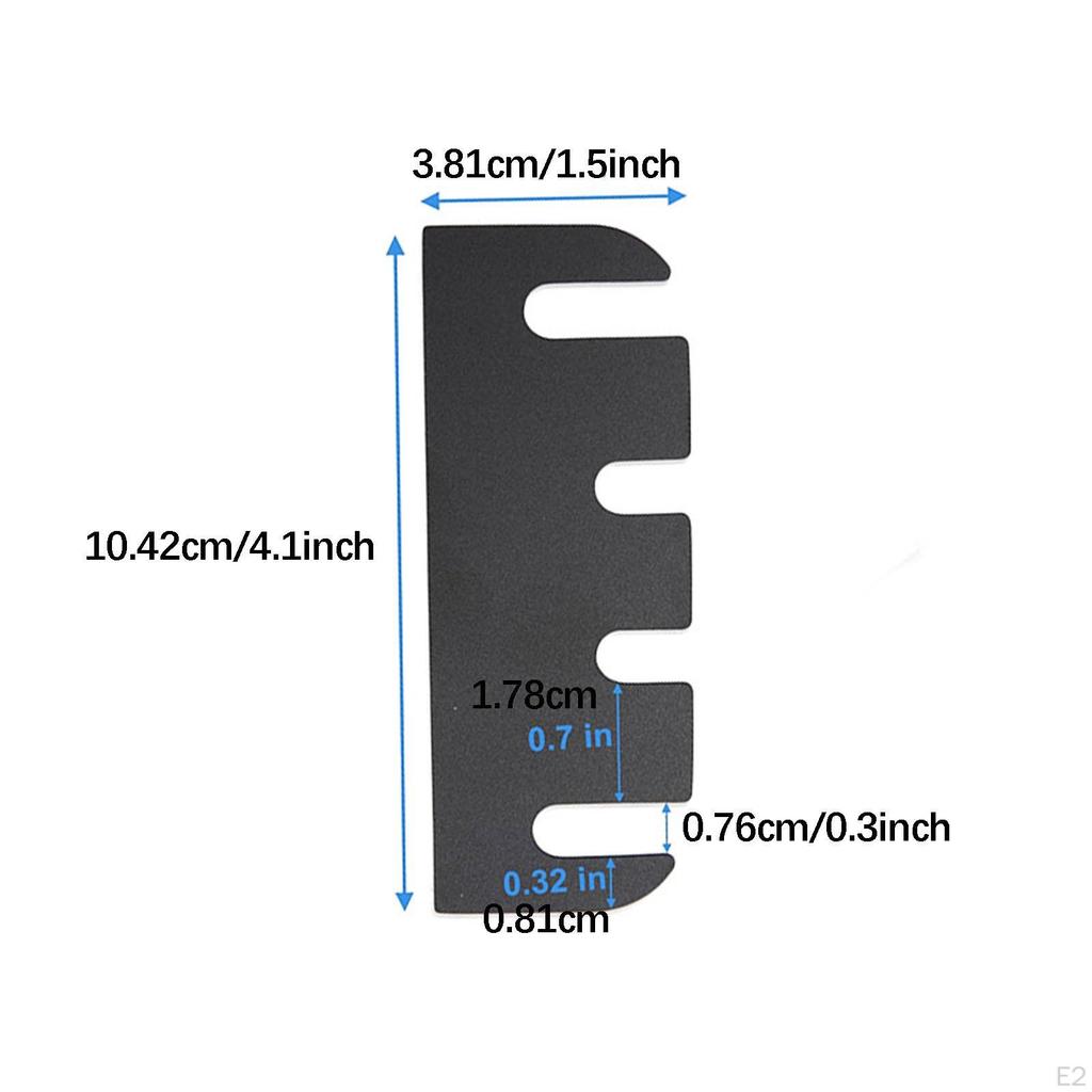 10 Pieces Door Hinge Shims for Repair,Easy to Install,Sturdy Accessories,4 inch Spacer Gasket