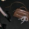 Брелок для ключей Ins Style Bowknot Pearls Metal Love Phone Подвеска для наушников Чехол для сумки Декор Брелок для ключей от автомобиля