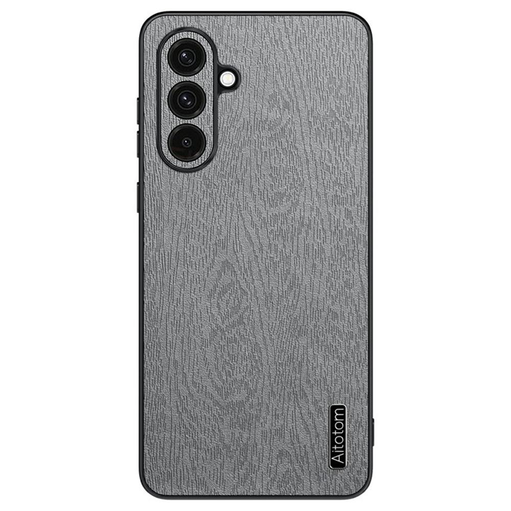 Чехол для Samsung Galaxy A57 5G с текстурой дерева, покрытый ПУ-кожей, ПК ТПУ, чехол для телефона