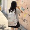 Campus schoolbag female junior high school student cute animal print backpack large capacity fresh and sweet high school student backpack