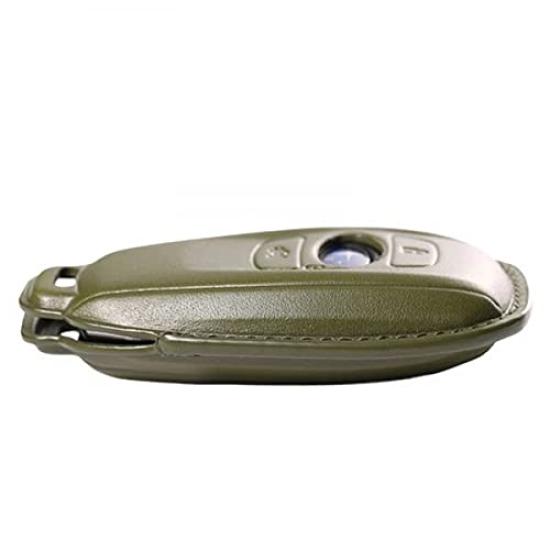 Чехол для ключей из натуральной кожи для Subaru и BRZ Levorg, Legacy, Forester, XV, (синий)