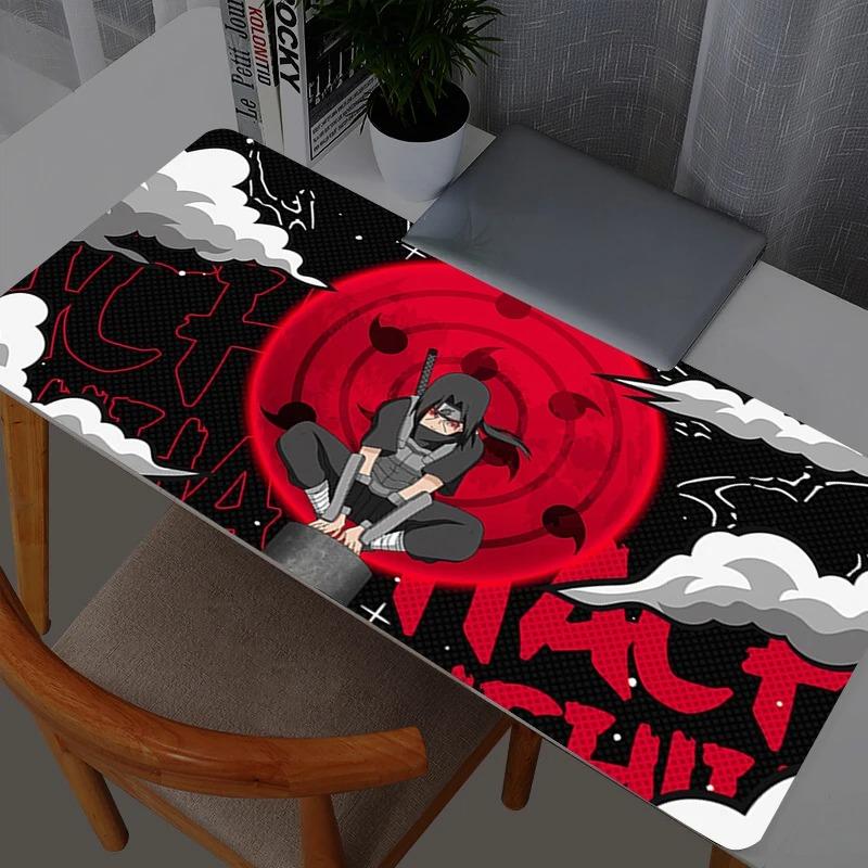 Naruto Itachi Uchiha Mouse Pad Gamer PC Computer Large x XXL Desk Mat Keyboard Anime Gaming Accessories Mousepad Carpet