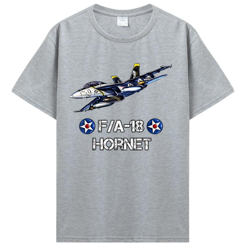 Vintage Flying F18 Hornet Navy Aviation Pilot Gift Tshirt Tees Unisex Cottno T Shirt Streetwear