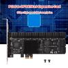20-портовая PCI-E SATA3.0 PCI-E 1X PCI Express 3.0 GEN3 Карта расширения 6 Гбит/с Конвертер Адаптер для ASM1166 Аксессуары для адаптера