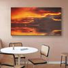 Landscape Pictures Seascape Posters Sunrise Sunset Canvas Painting Sky Fire Cloud Wall Art for Living Room Home Decor Cuadros No Frame