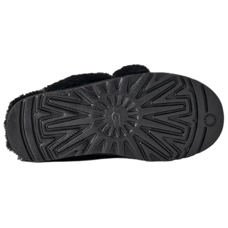 UGG Повседневные модные шлепанцы из ЭВА, противоизносные, с открытым носком, женские тапочки, черные 1174571-BLK