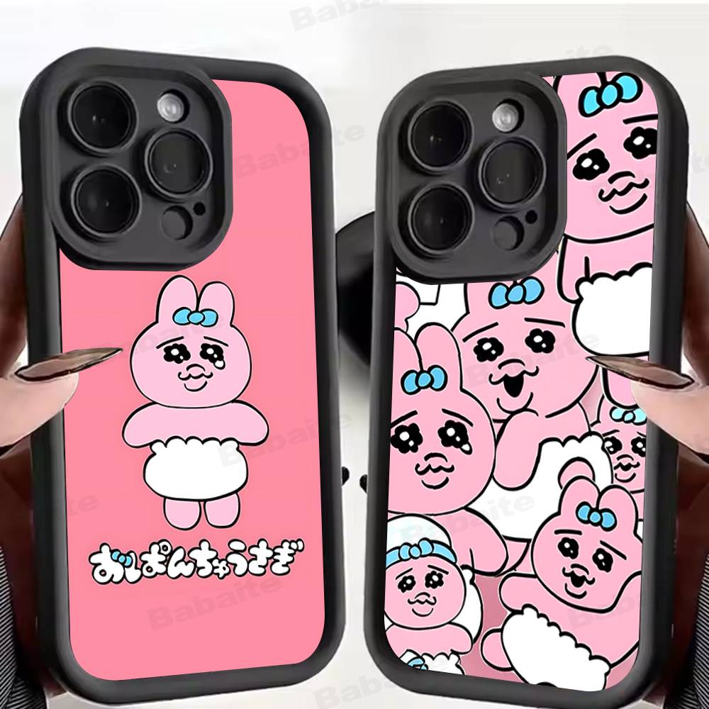 Cartoon O-Opanchu Usagi Phone Case For IPhone 17 16 15 14 13 12 11 Pro Max Plus Silicone Shockproof Case