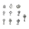 20/30Pcs Key Lock Alloy Accessories For Jewelry Component Making DIY Necklace Bracelet Charm Decoration