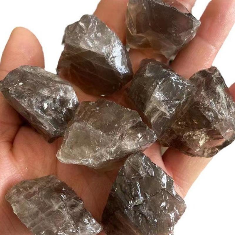 Natural Smoky Quartz Crystals Gem Raw Stone Mine Tea Crystal Original Rock Mineral Specimen Healing Reiki Home Decoration
