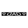DAD Garcon D.A.D Наклейка с логотипом [Алмаз] [ST021] В20мм×Ш105мм ST021-01