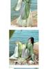 2026 Original Wei Jin Hanfu: Women's Fairy-Like Cross-Collar Set with Printed Wide-Sleeve and Eight-Panel Skirt for Spring/Summer