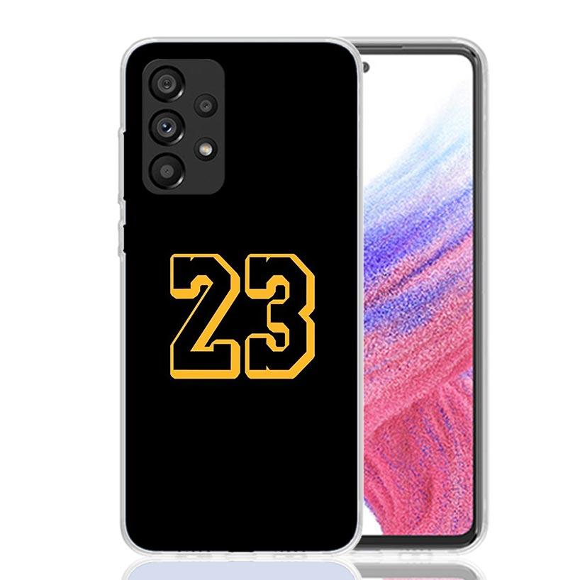 Basketball 23 24 8 Number Case Phone Cover for Samsung Galaxy A17 A16 A15 A14 A13 A56 A55 A54 A53 A36 A35 A34 A33 A26 A25 A24 A2