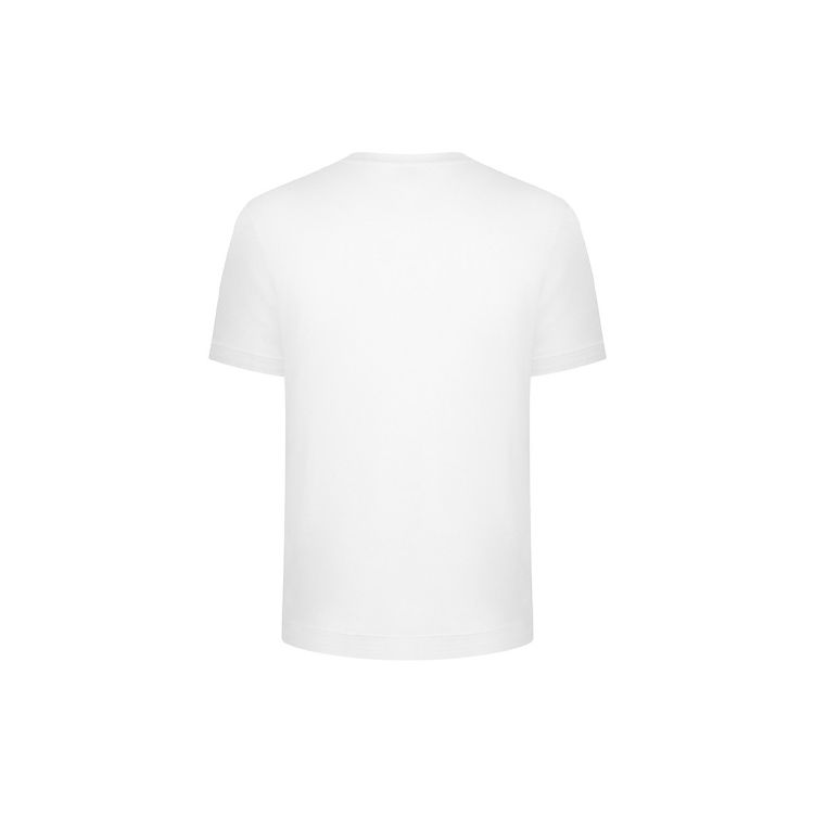 Emporio Armani Однотонная футболка с принтом логотипа, мужские топы, Белый 3K1TM7-1JDXZ-0101