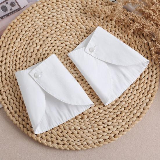 Женский съемный фальшивый воротник и манжеты Белый воротник рубашки Манжеты на рукава для офиса Деловых Формальных случаев