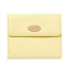 Двухкнопочный полукошелек светло-желтый (28003166)