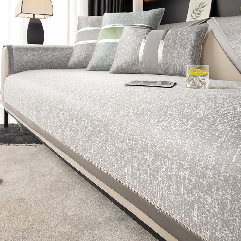 Ice Silk Cold Sofa Cushion Summer New Mat Seat Cushion Non-Slip Summer Cool Cushion Sofa Cover Cloth Towel