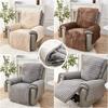 1Seater Recliner Sofa Cover Non-Slip Plush Flannel Armchair Case Thicken Soft Sofa Cover Relax Lazy Boy Chair Slipcovers Home