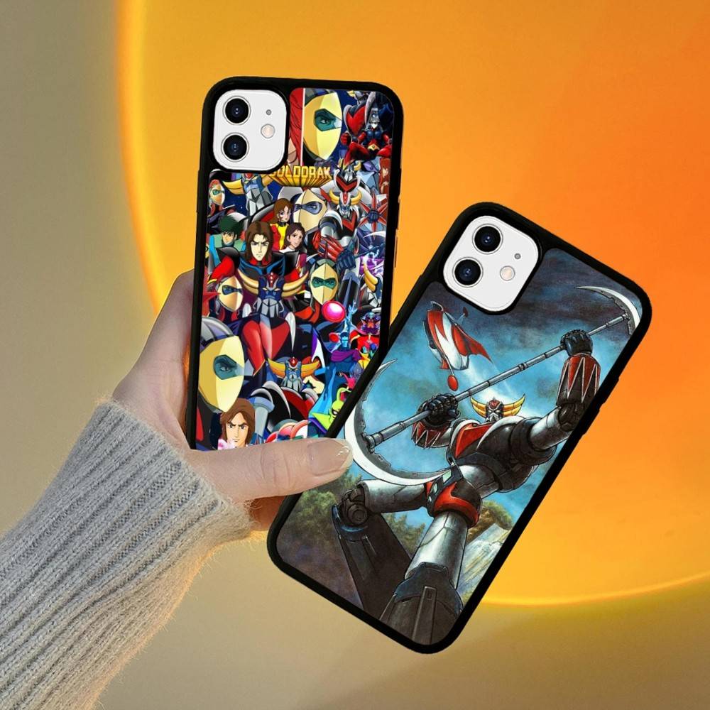UFO R-Robot G-Goldorak Для IPhone 17 16 Pro Max Air 15 14 13 12 Mini Plus 11 Жесткая задняя крышка телефона из ПК+ТПУ