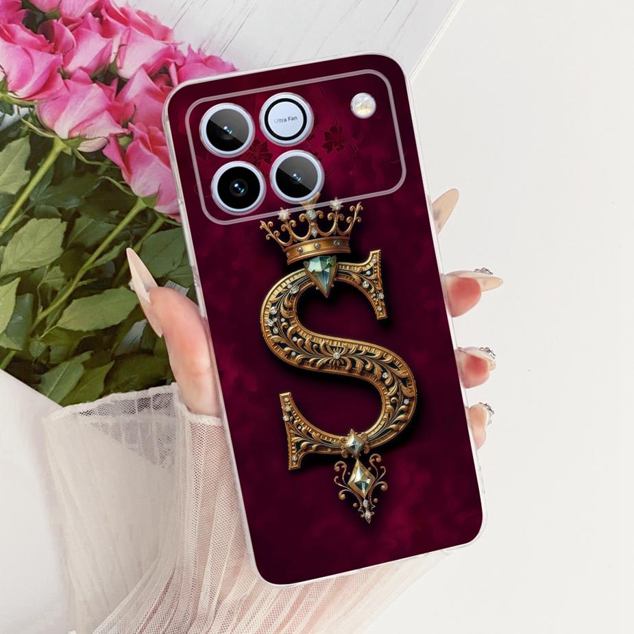 For Honor Win Case AAP-AN00 Cute Crown Letters Cover Clear Silicone Soft Slim Phone Case For Honor Win RT HonorWin Fundas Bumper