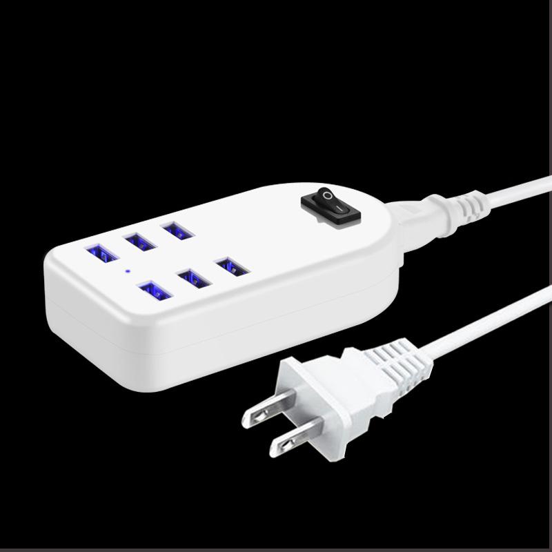 Многофункциональный USB-адаптер-зарядное устройство на 8 портов 5V2.4A