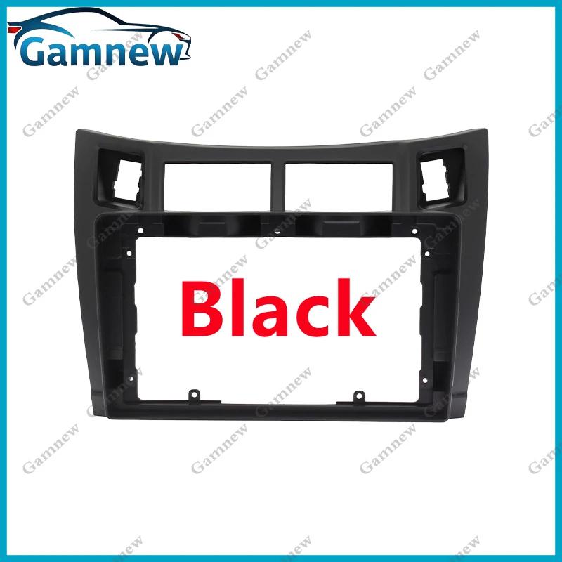 9 Inch Car Frame Fascia Cable Adapter Android Radio Audio Panel Kit For Toyota Vitz 2 (XP90), Yaris 2 2005-2012