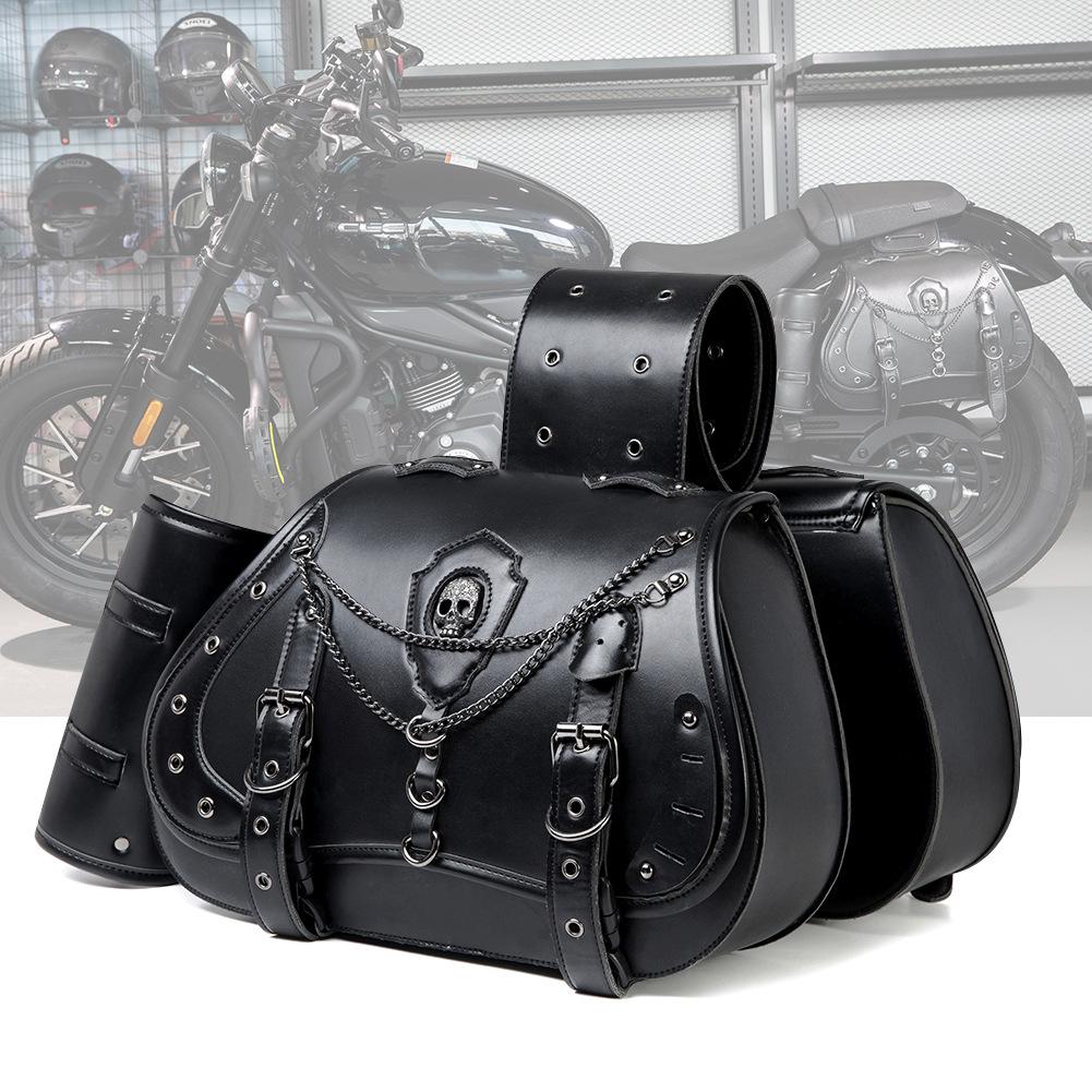 Ретро Аксессуары для Мотоциклов Harley Модифицированные Боковые Сумки, Боковые Сумки Большой Вместимости для Снаряжения, Модифицированные Подвесные Сумки