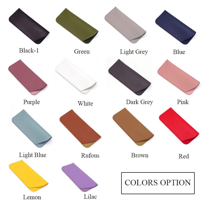 Чехол для очков из искусственной кожи, держатель для солнцезащитных очков, черный