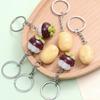 Mangosteen Mangosteen Model Pendant Simulation Food Keychain Simulation Potato Keychain  Couple