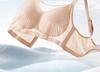 Ultra light air cup large chest display small chest underwear women's full cup thin style strapless anti slip text bra